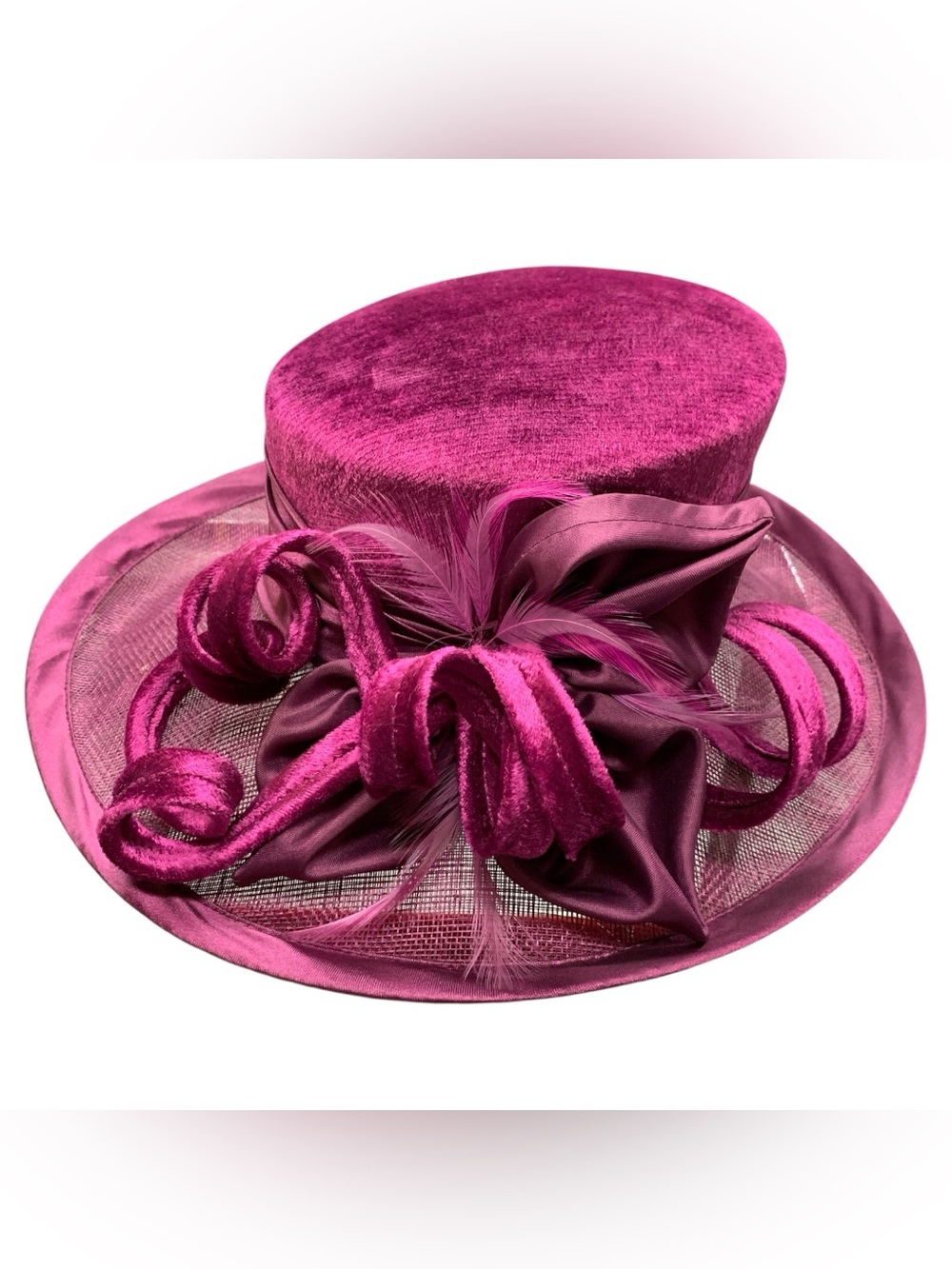 Facinie Elegant Fuchsia Hat